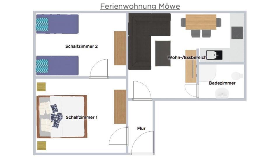 Huus Borkum Apartment Luaran gambar